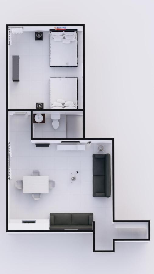 Suite Esquinera Prémium con 1 dormitorio y cocina