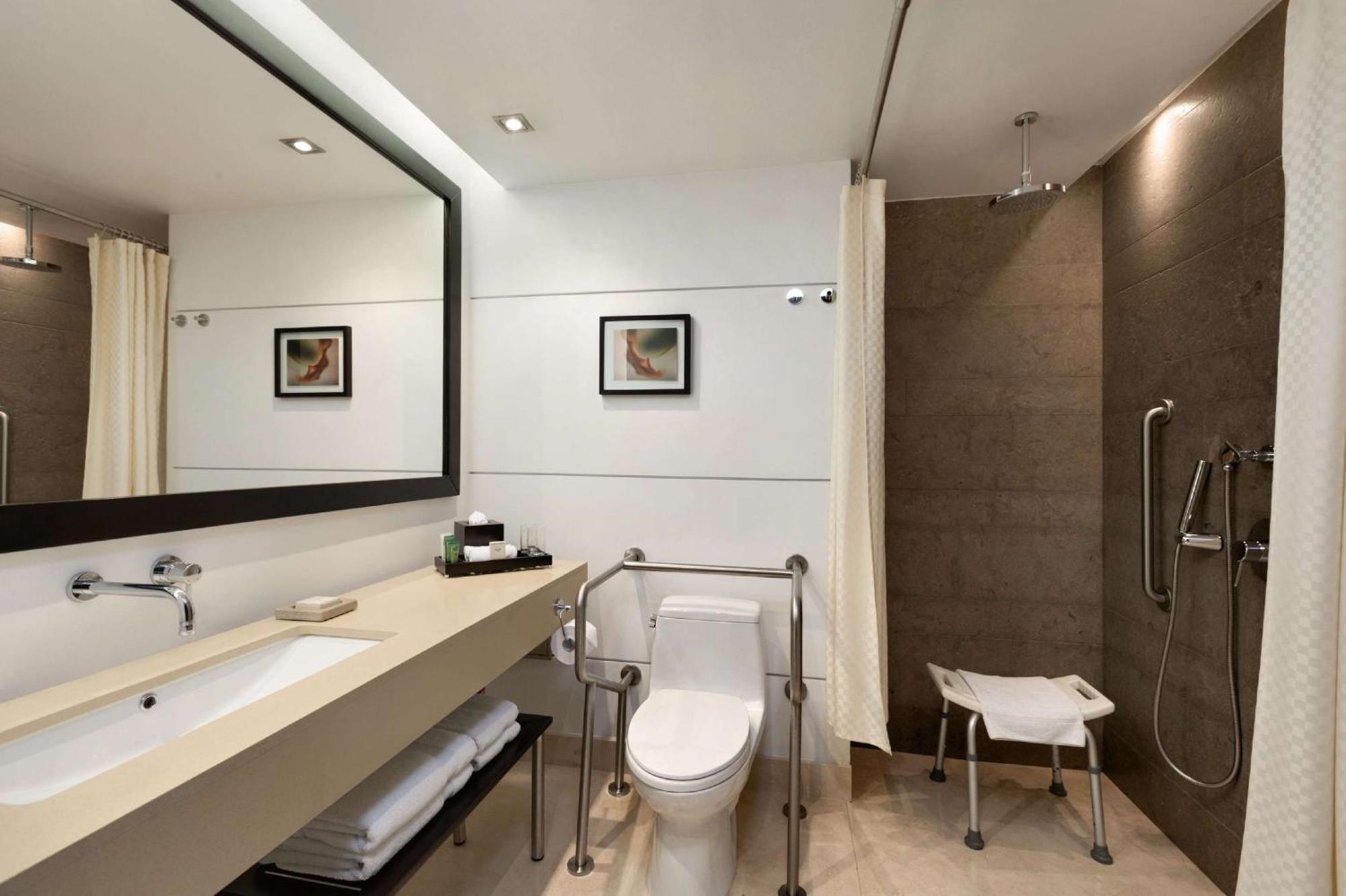 Habitación adaptada para personas con movilidad reducida - Cama grande