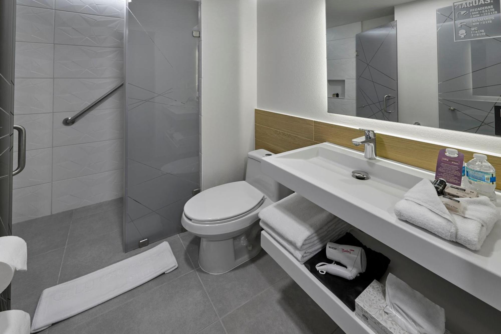 Habitación con cama extragrande.