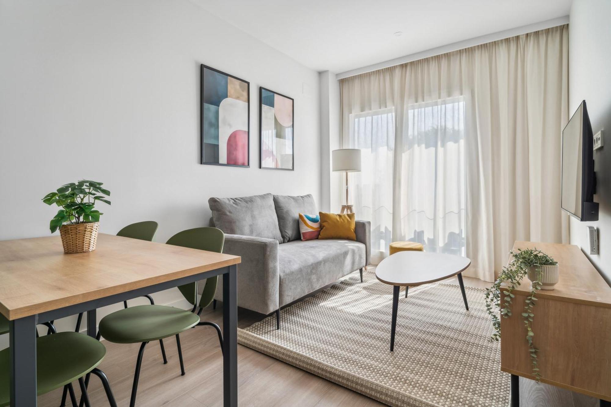 Apartamento de 1 dormitorio