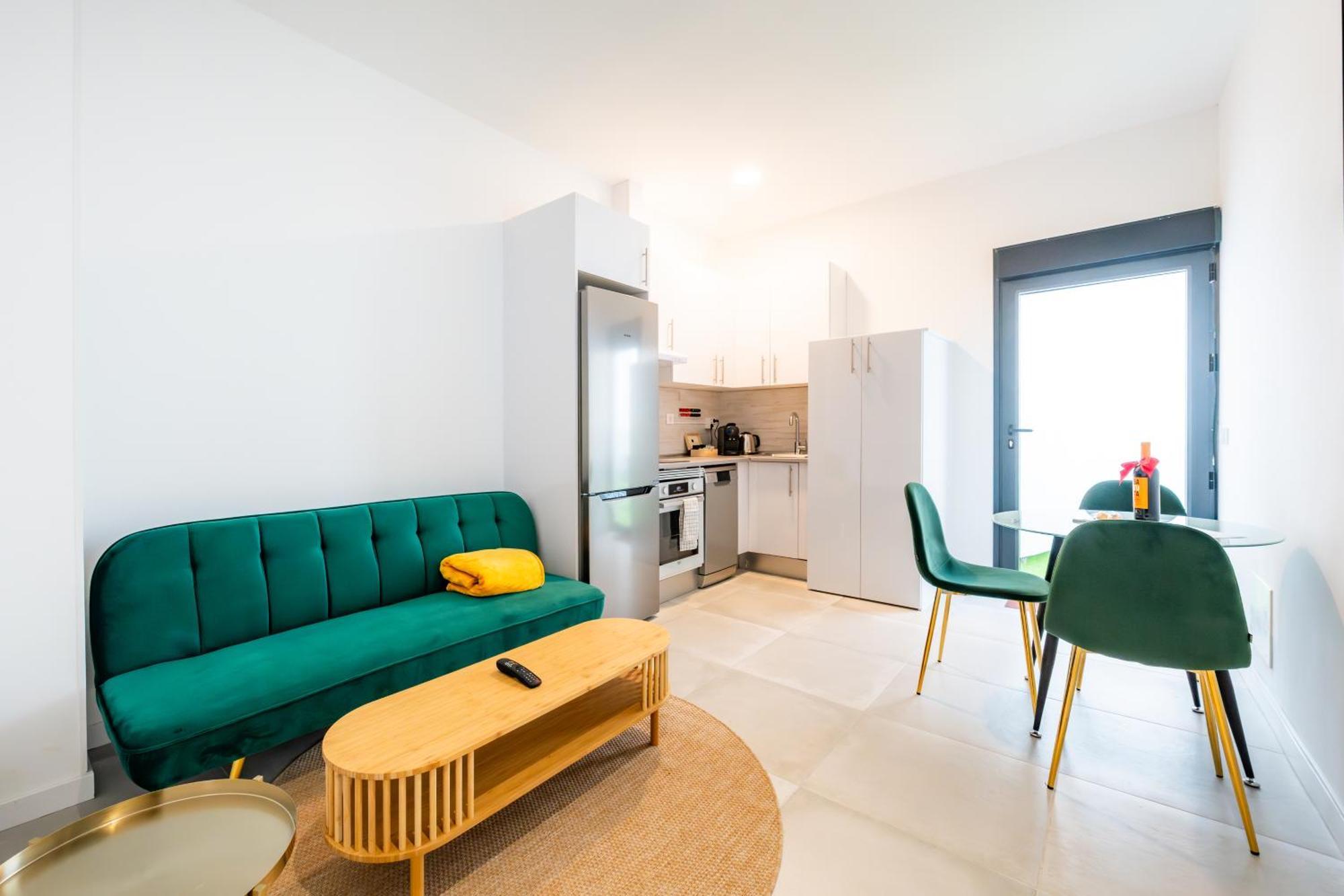 Apartamento Deluxe de 1 dormitorio con vistas al jardín