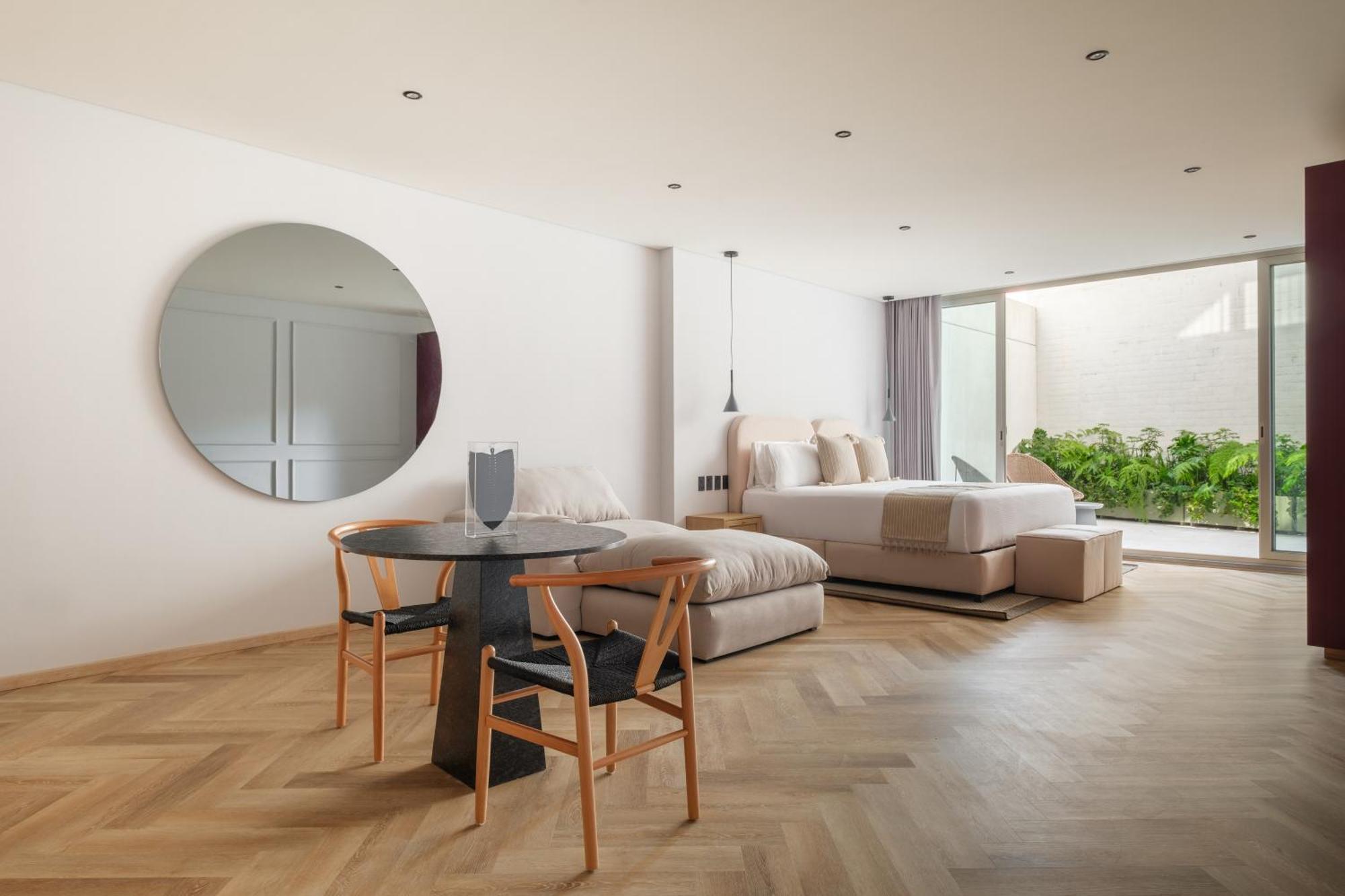 Estudio con terraza