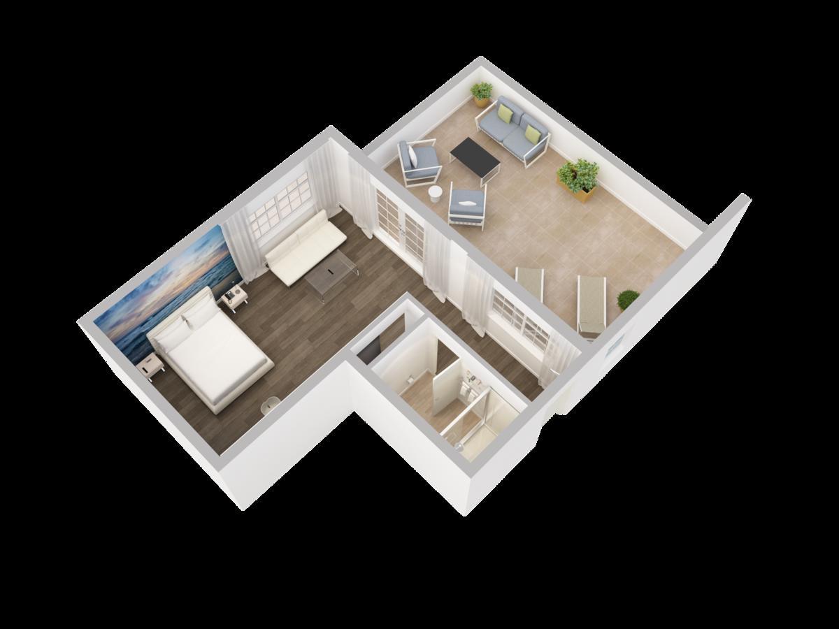 Suite con terraza