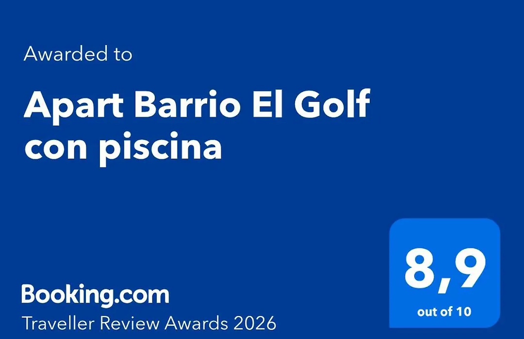 Apart Barrio El Golf con piscina-1