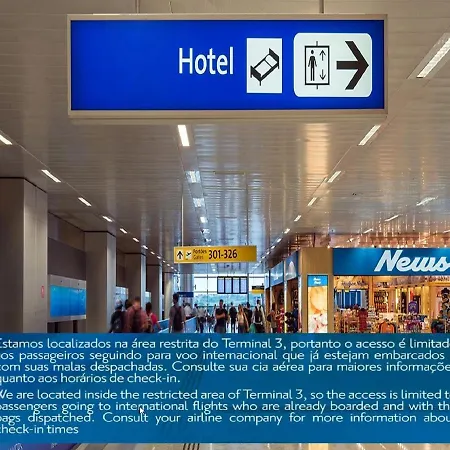 TRYP BY WYNDHAM São Paulo Airport - Hotel de Transito Terminal 3 INTERNACIONAL - Lado Ar - Área restrita á passageiros já embarcados e sem bagagens para despachar - Transit Hotel, only carry-on-2