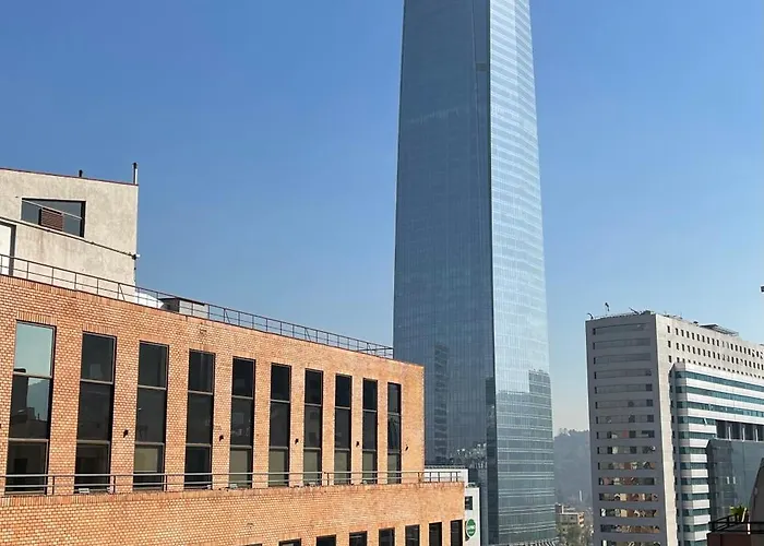 Apartament Condo Amueblado, ENCOMENDEROS 200 El Golf, Las Condes Santiago con vista al Costanera Center