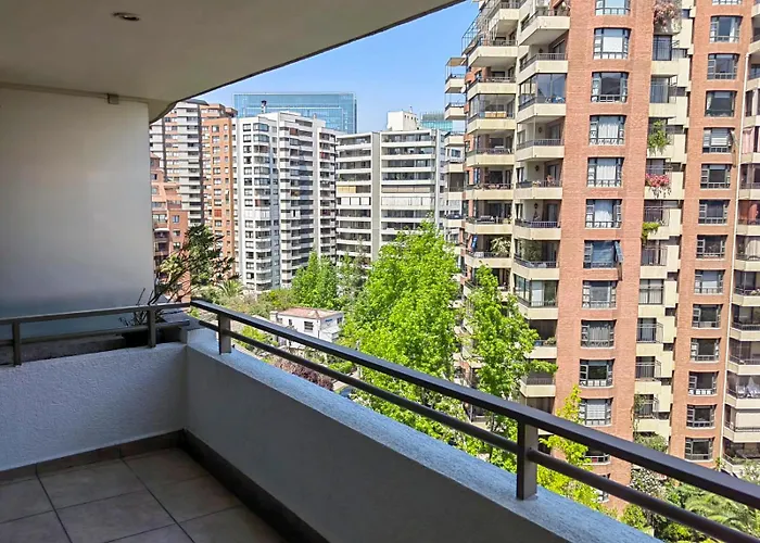 Apart Barrio El Golf con piscina Santiago de Chile